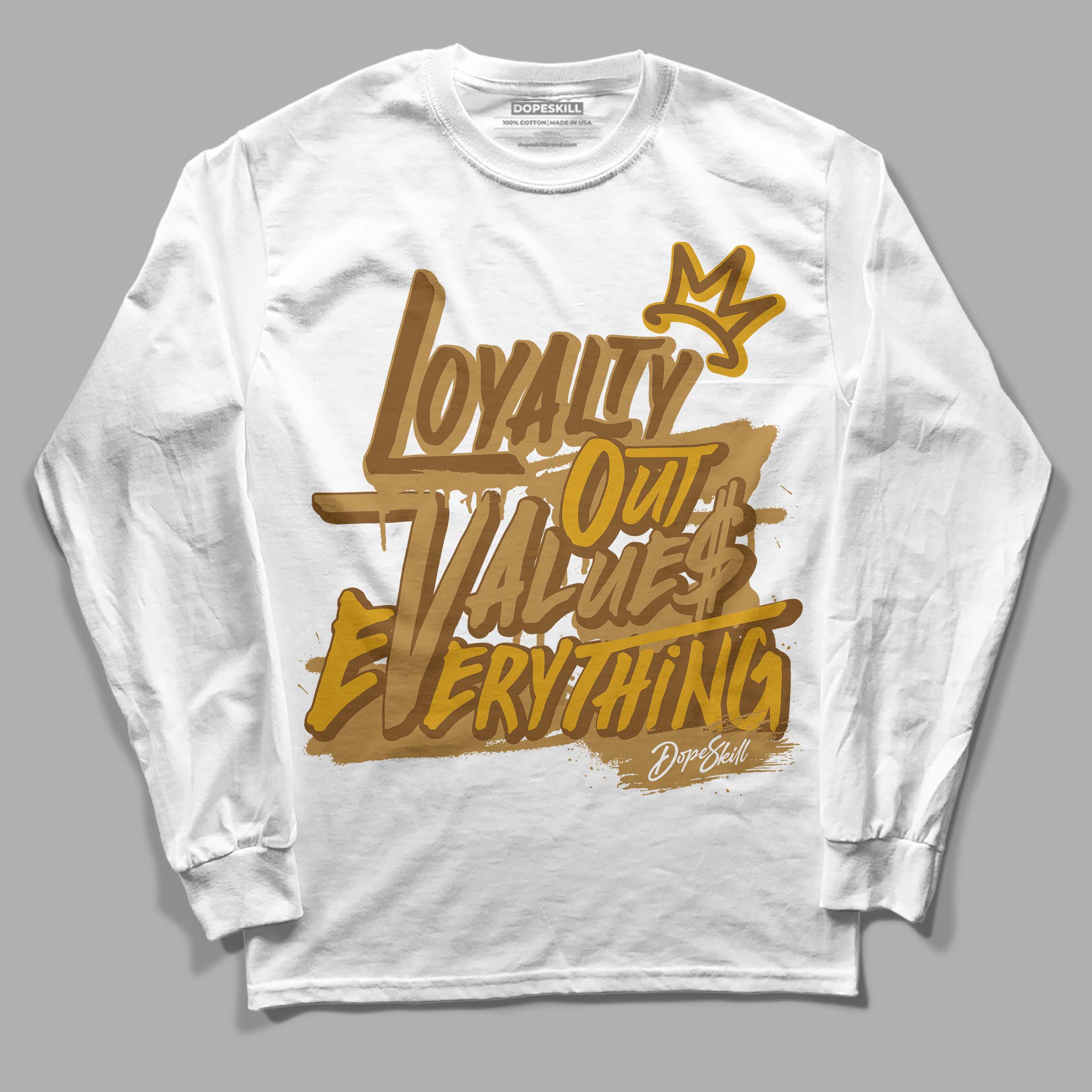 Wheat 13s superstreetwear Long Sleeve T-Shirt LOVE Graphic