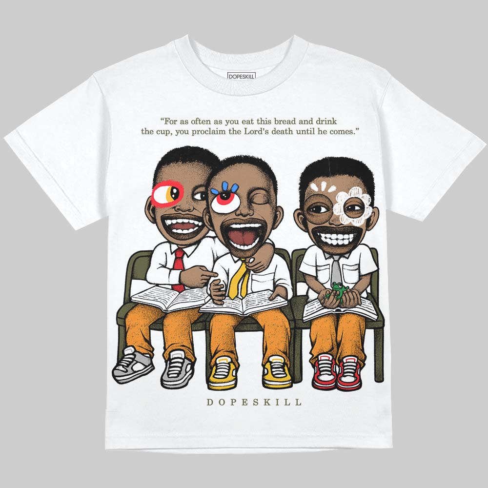 Olive 5s superstreetwear Oversize Print T-Shirt First Sunday Graphic