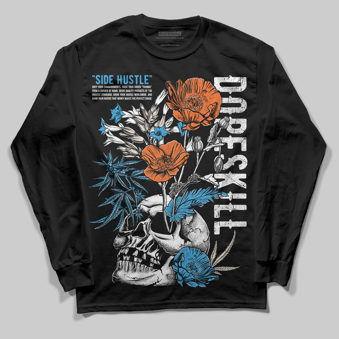 UNC Reimagined 1s superstreetwear Long Sleeve T-Shirt Side Hustle Graphic