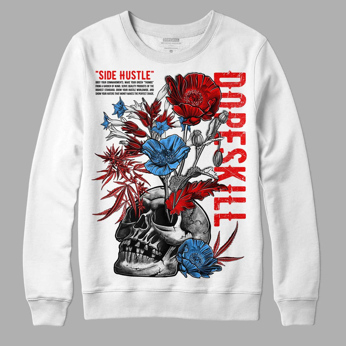 Cherry 11s superstreetwear Sweatshirt Side Hustle Graphic