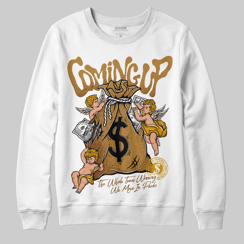 Wheat 13s superstreetwear Sweatshirt Money Bag Coming Up Graphic