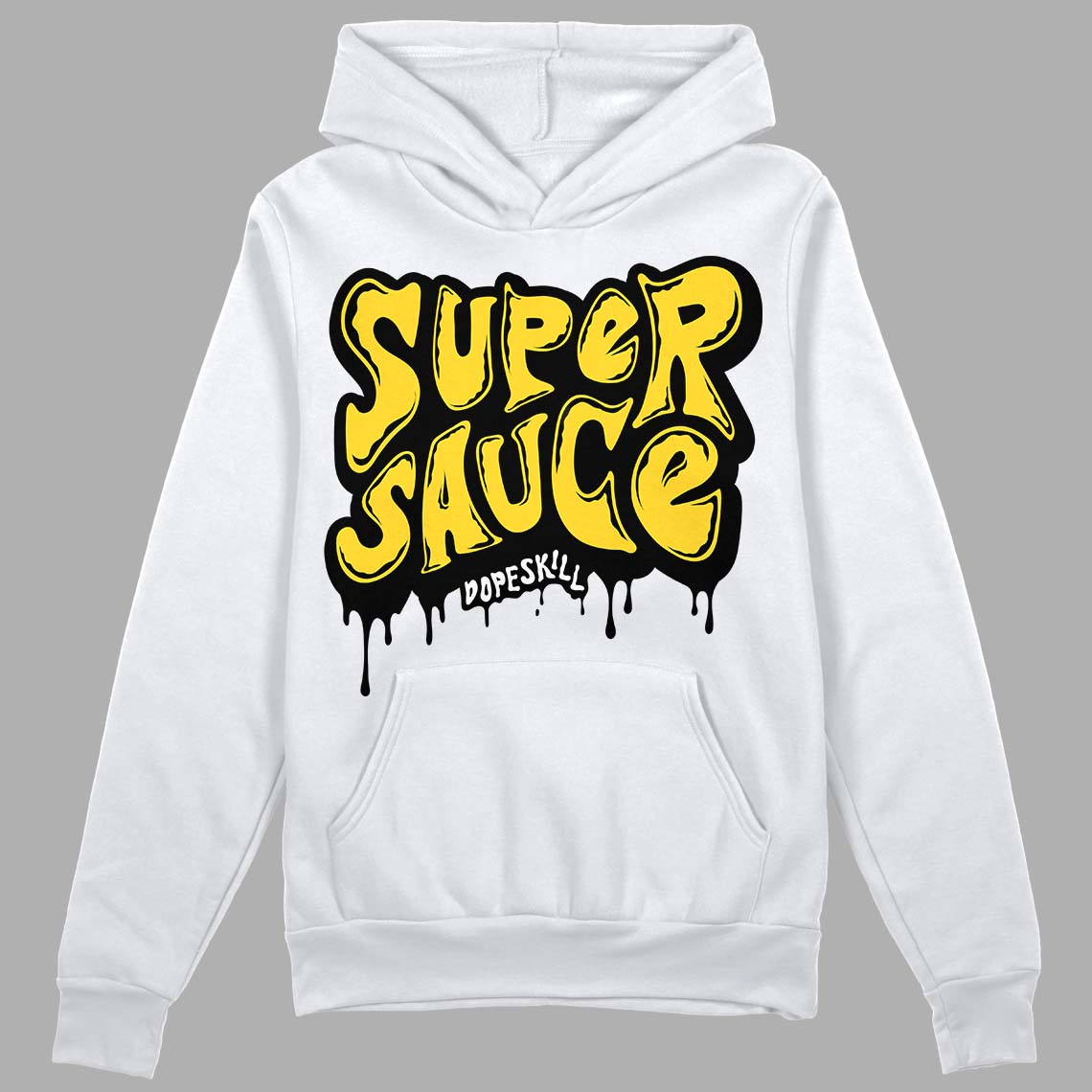 Black Tour Yellow AJ 4 Thunder superstreetwear Hoodie Sweatshirt Super Sauce Graphic