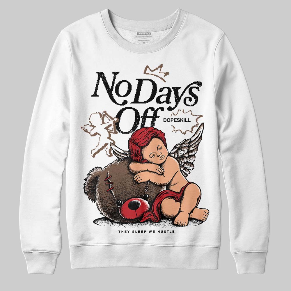 Olive 9s superstreetwear Sweatshirt New No Days Off Graphic