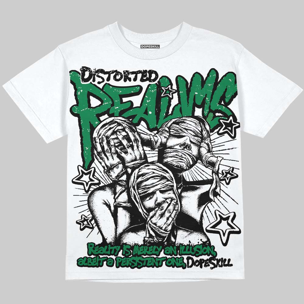 Green Collection superstreetwear Oversize Print T-Shirt Distorted Realms Graphic
