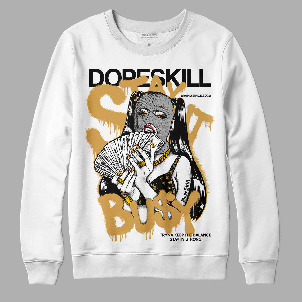 Gratitude 11s superstreetwear Sweatshirt Stay It Busy Graphic