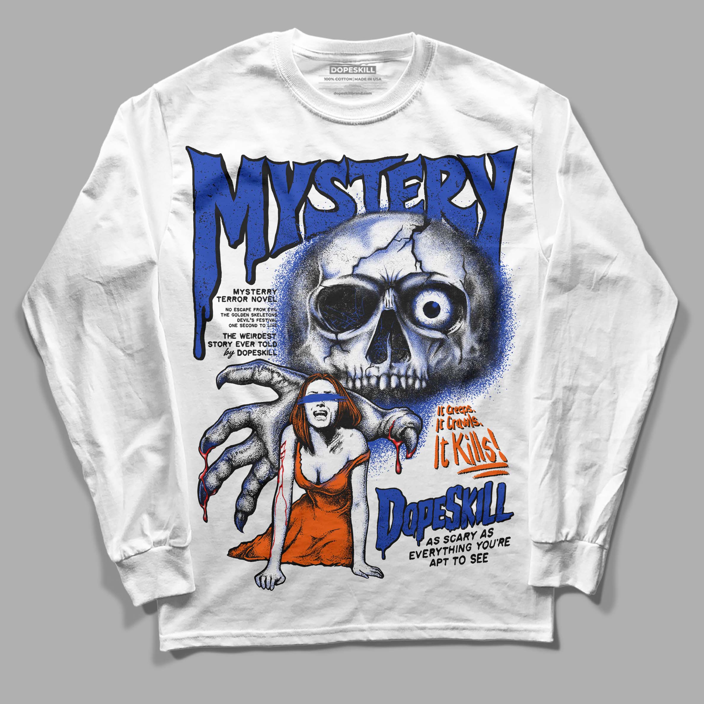 Dunk Low Futura Orange Blaze superstreetwear Long Sleeve T-Shirt Mystery Ghostly Grasp Graphic