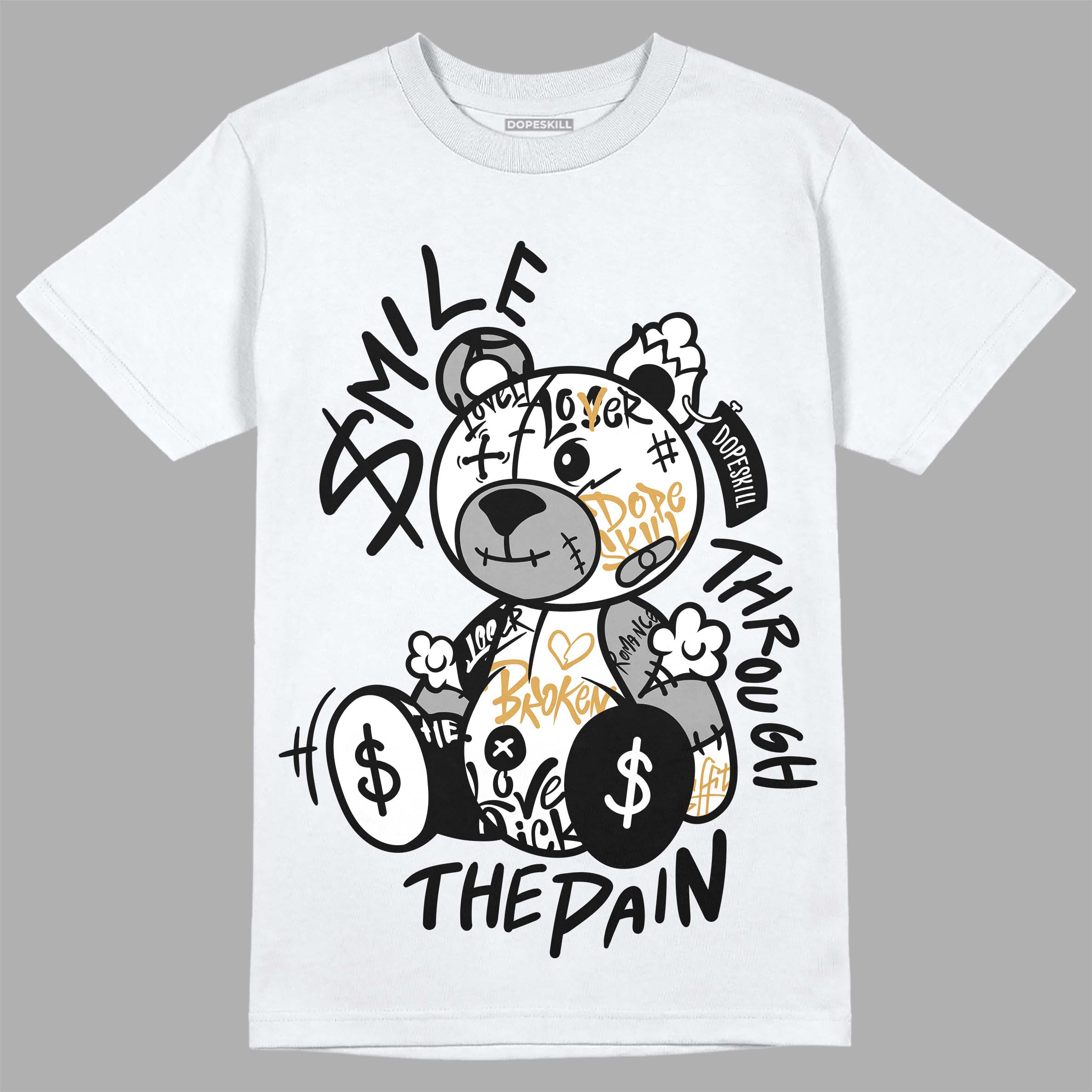 Gratitude 11s superstreetwear T-Shirt Smile Through The Pain Graphic