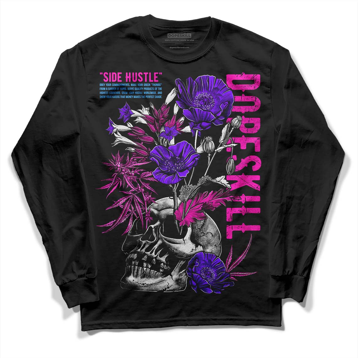 Dunk Low Active Fuchsia superstreetwear Long Sleeve T-Shirt Side Hustle Graphic