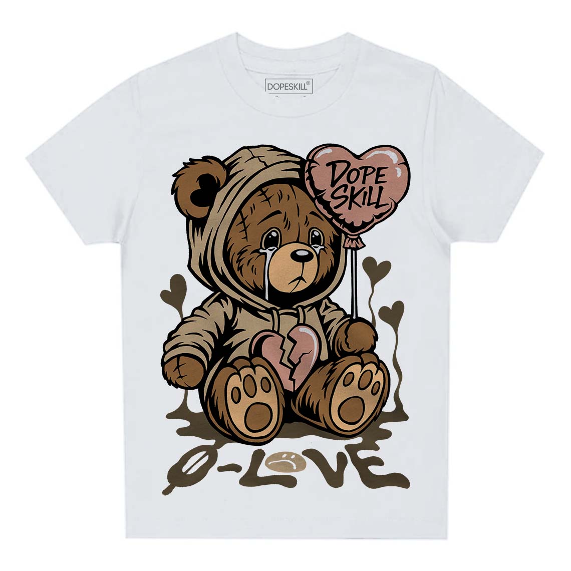 TAN Collection superstreetwear Toddler Kids T-shirt Broken Bear Graphic
