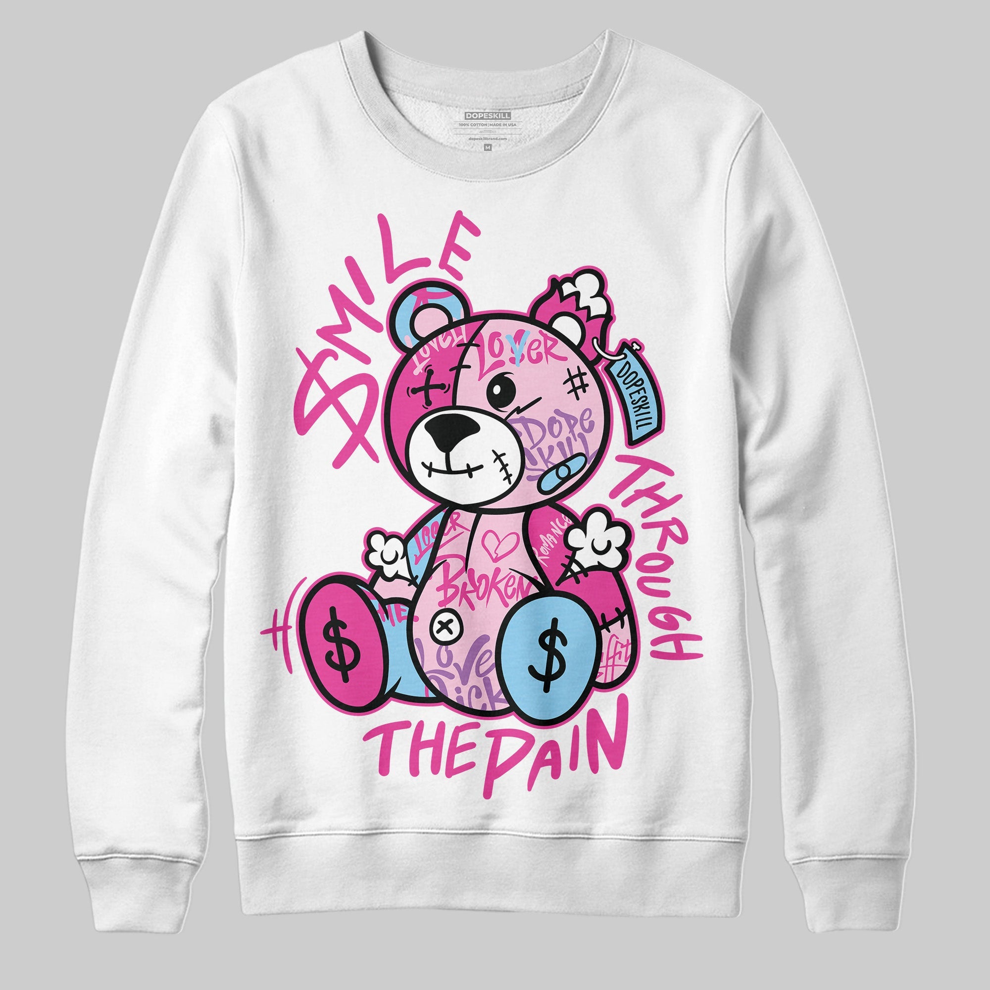 Doernbecher 6s superstreetwear Sweatshirt Smile Through The Pain Graphic
