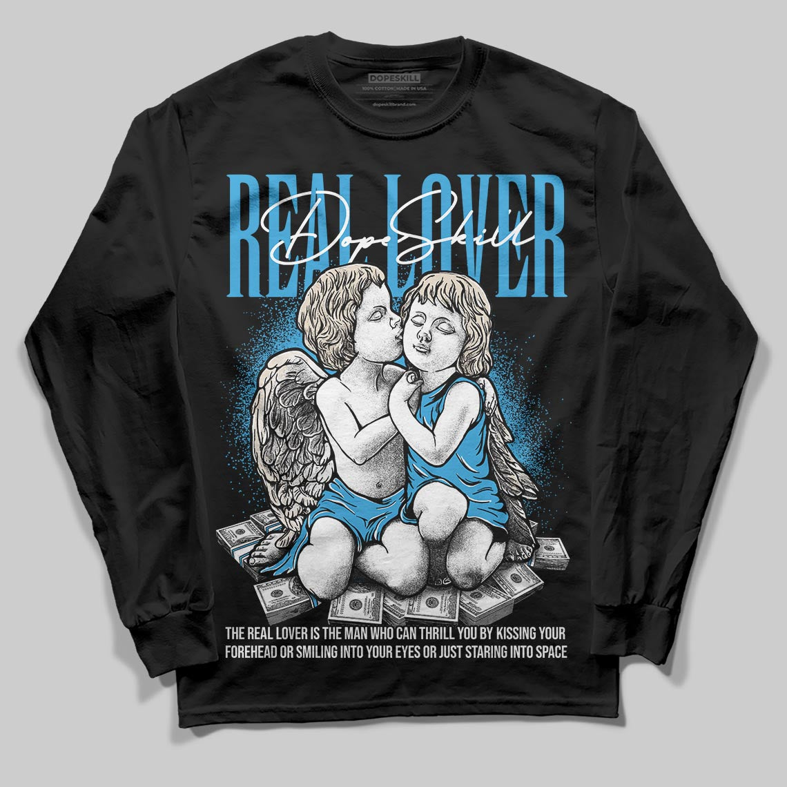 UNC Reimagined 1s superstreetwear Long Sleeve T-Shirt Real Lover Graphic