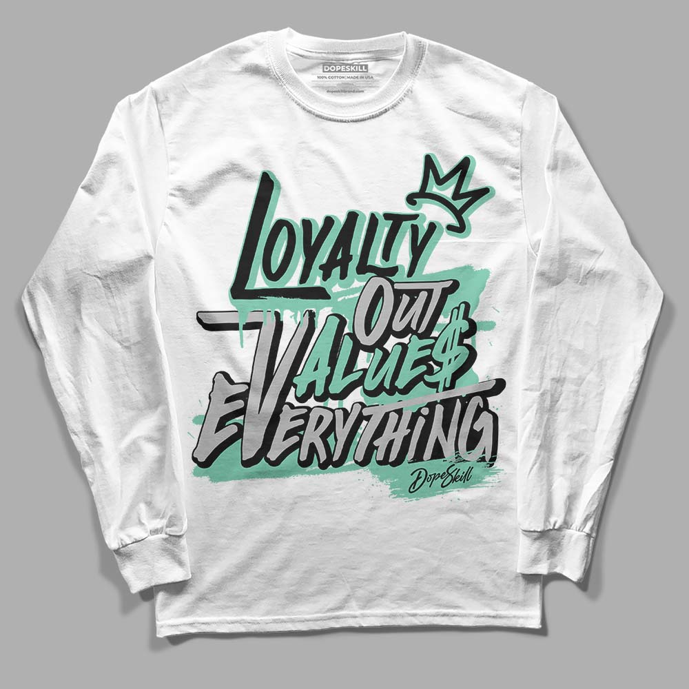 Green Glow 3s superstreetwear Long Sleeve T-Shirt LOVE Graphic