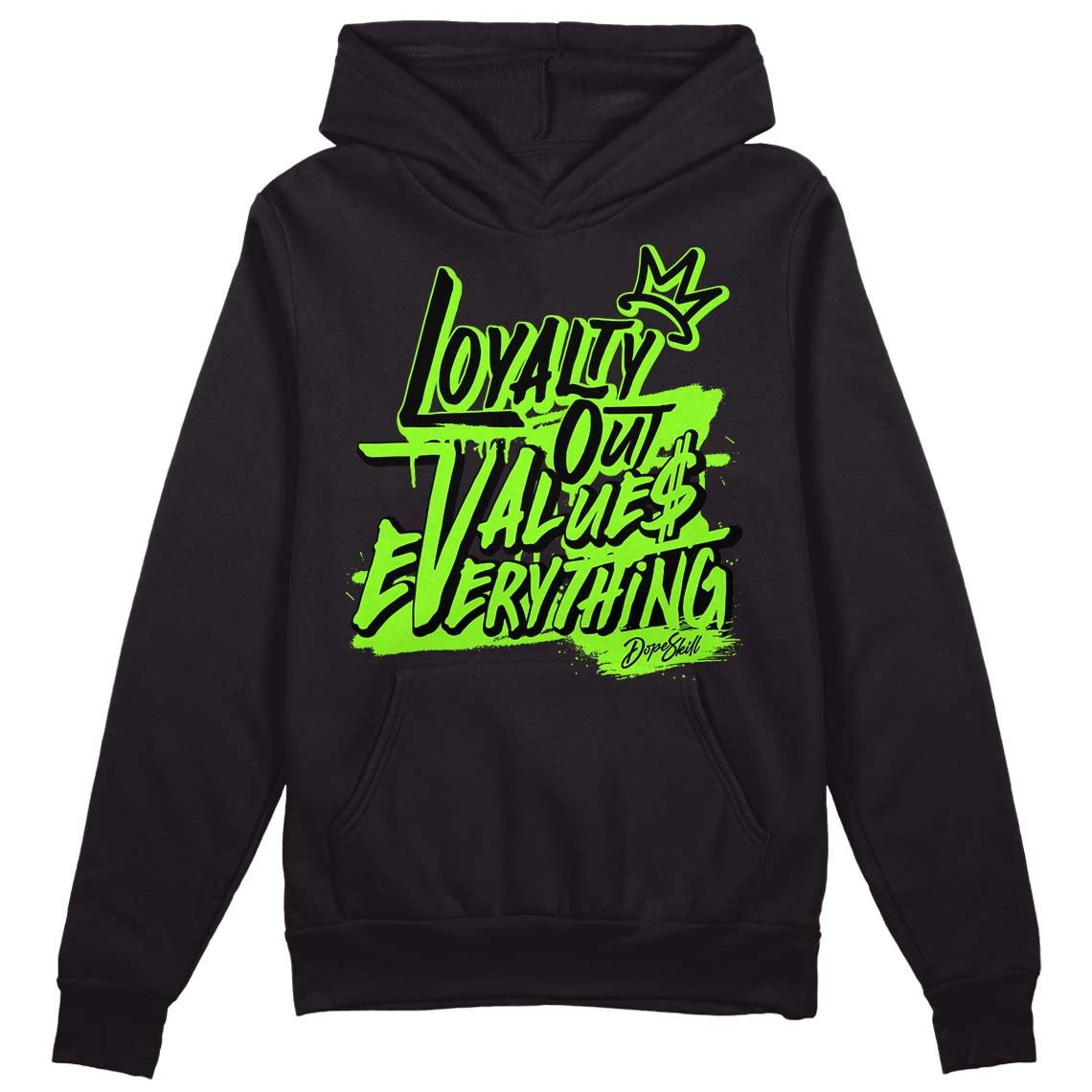 Neon Green Collection superstreetwear Hoodie Sweatshirt LOVE Graphic
