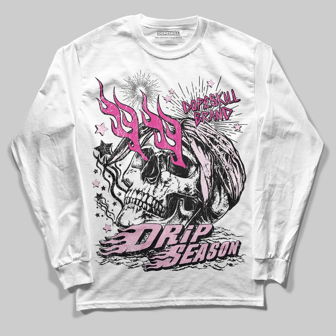 Triple Pink Dunk superstreetwear Long Sleeve T-Shirt Drip Season Graphic