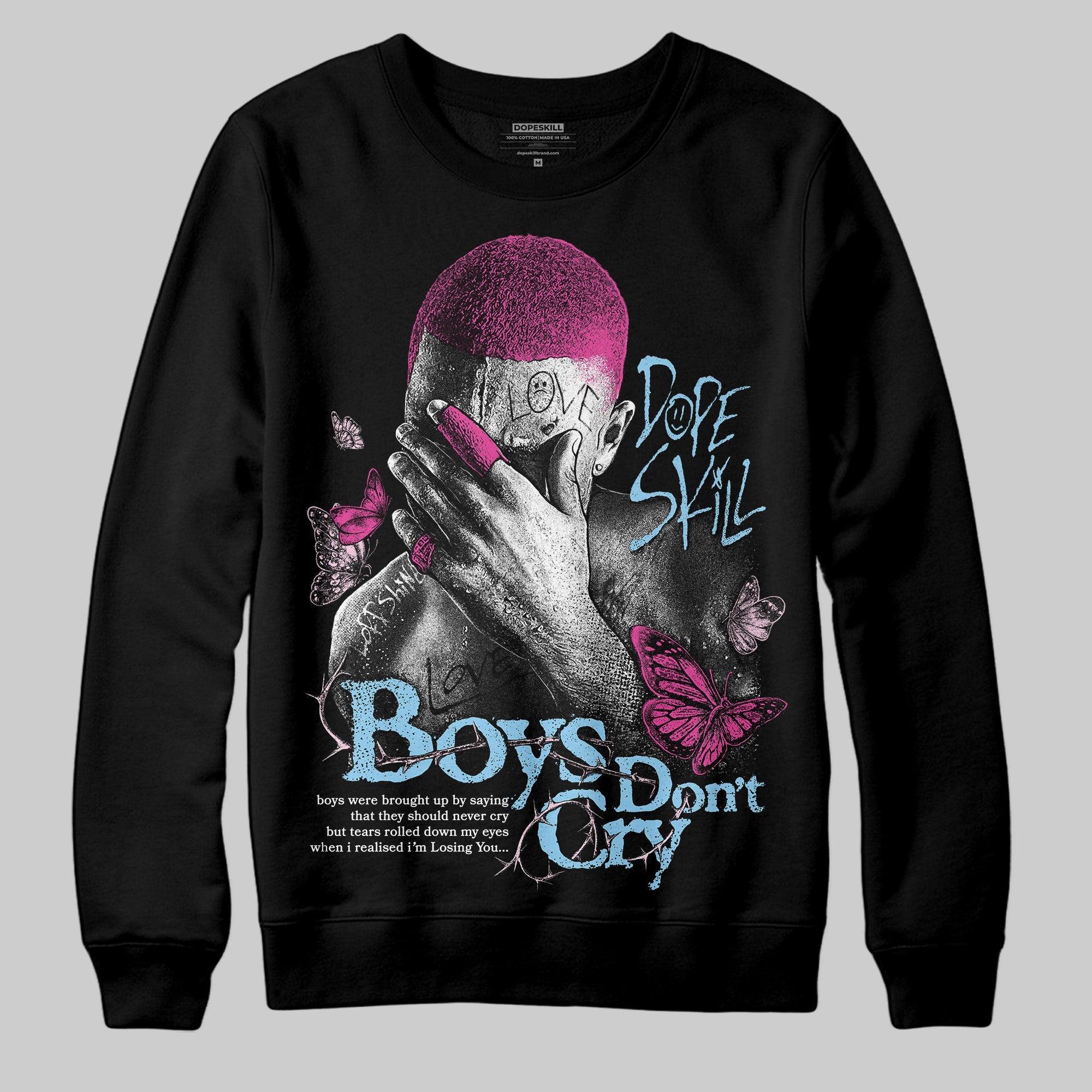 Doernbecher 6s superstreetwear Sweatshirt Boys Don't Cry Graphic