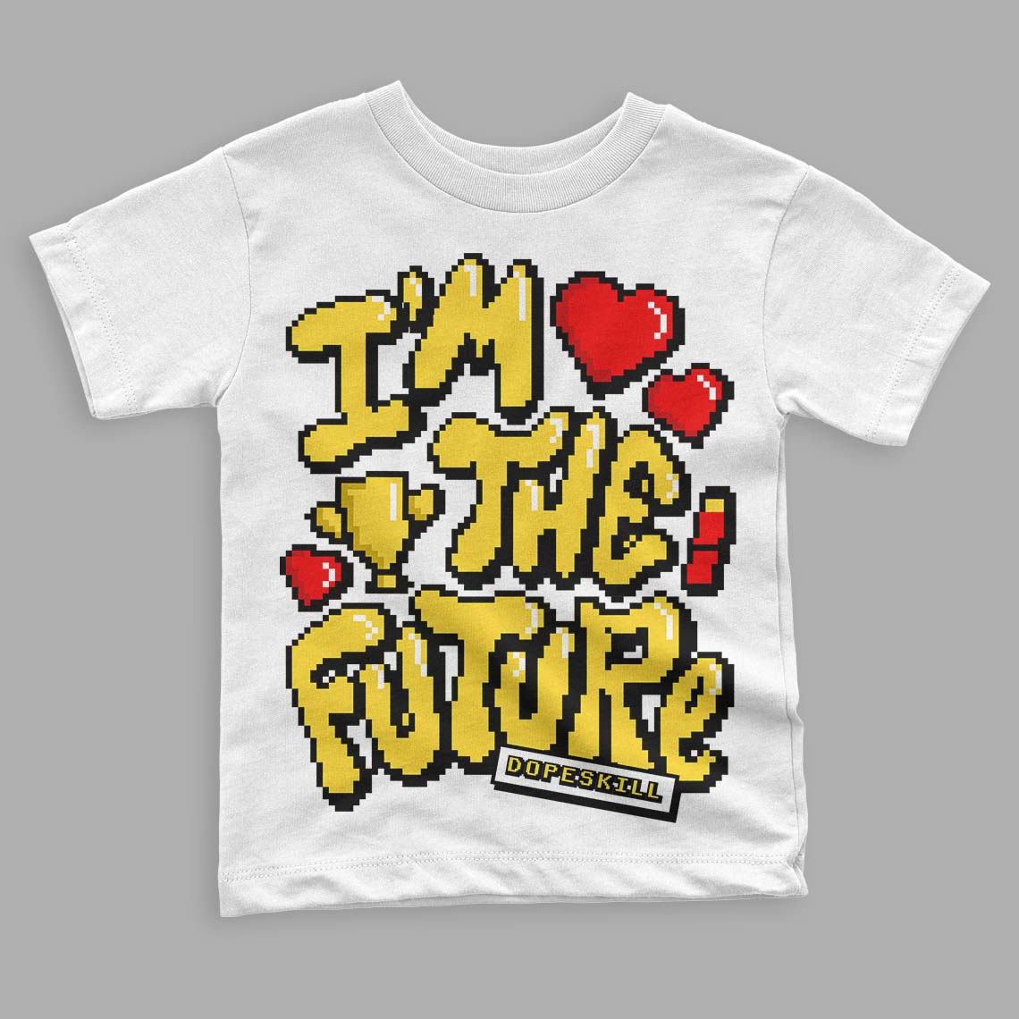 Black Tour Yellow AJ 4 Thunder superstreetwear Toddler Kids T-shirt I'm The Future Graphic