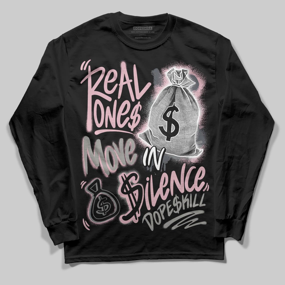 Max 95 OG ¡°Pink Foam¡± superstreetwear Long Sleeve T-Shirt Real Ones Move In Silence Graphic