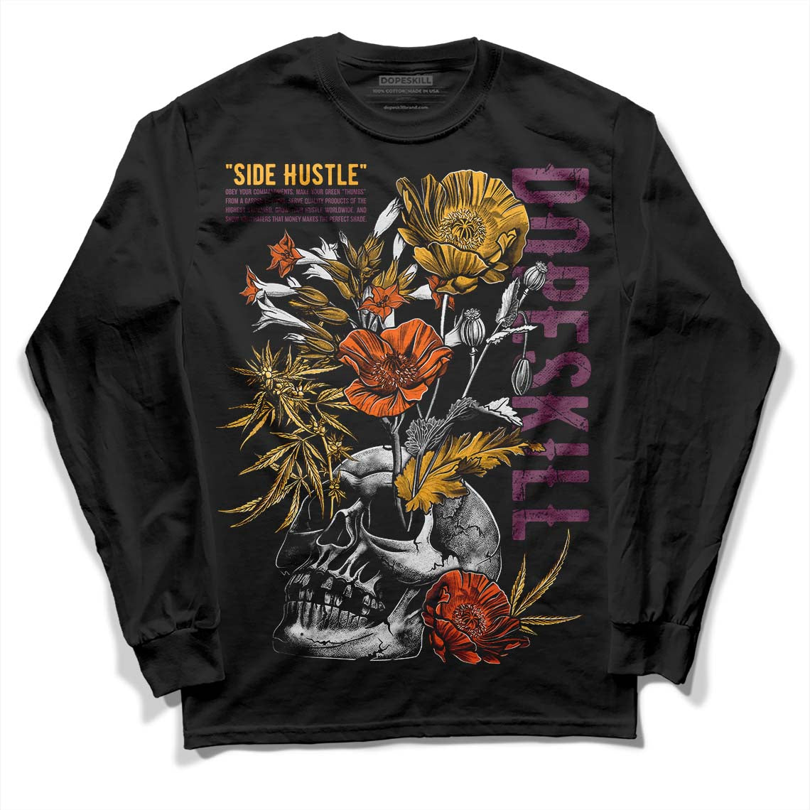Brotherhood 1s High OG superstreetwear Long Sleeve T-Shirt Side Hustle Graphic