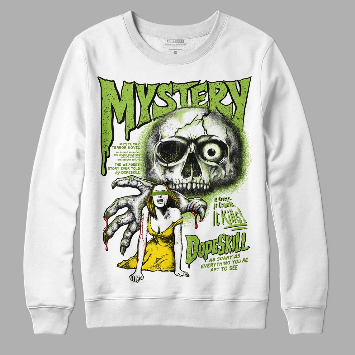 Dunk 'Chlorophyll' superstreetwear Sweatshirt Mystery Ghostly Grasp Graphic