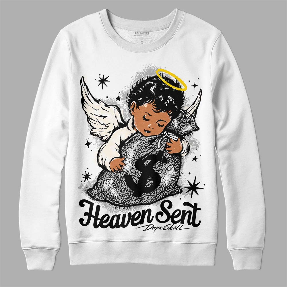 Off Noir 3s superstreetwear Sweatshirt Heaven Sent Graphic
