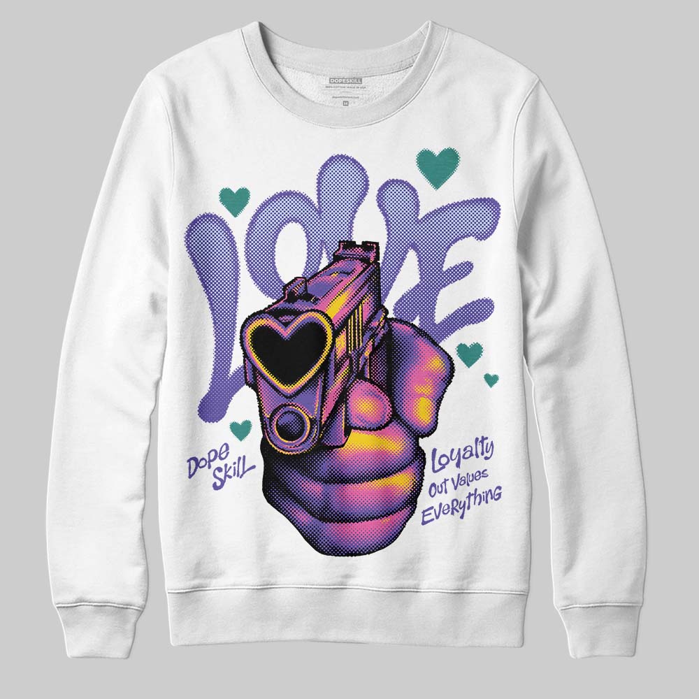 Grape 5s superstreetwear Sweatshirt Love Shot Graphic