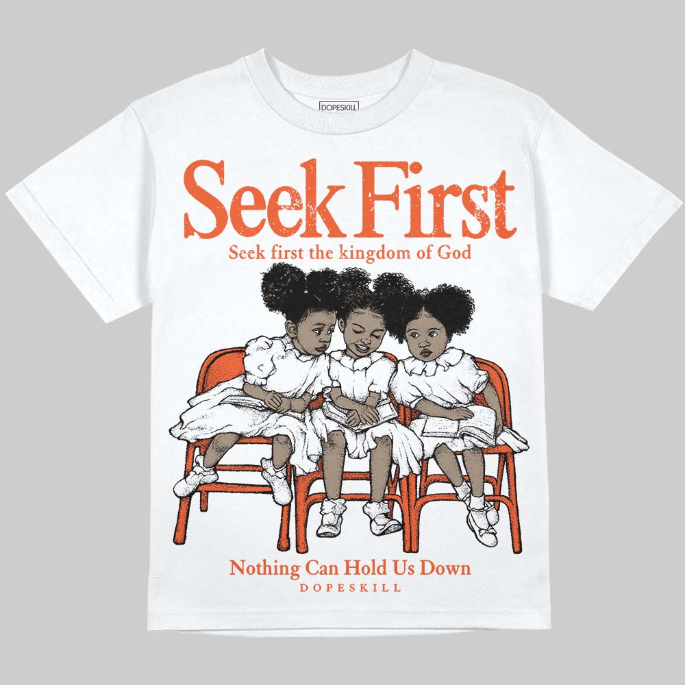 Orange Milk superstreetwear Oversize Print T-Shirt New Seek First Graphic