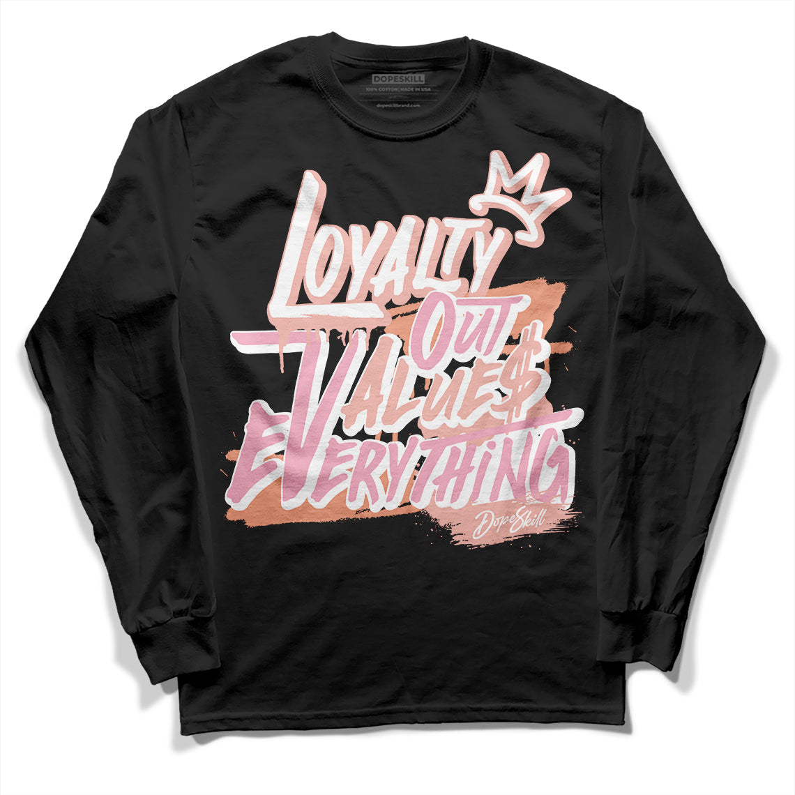 Legend Pink 11s superstreetwear Long Sleeve T-Shirt LOVE Graphic
