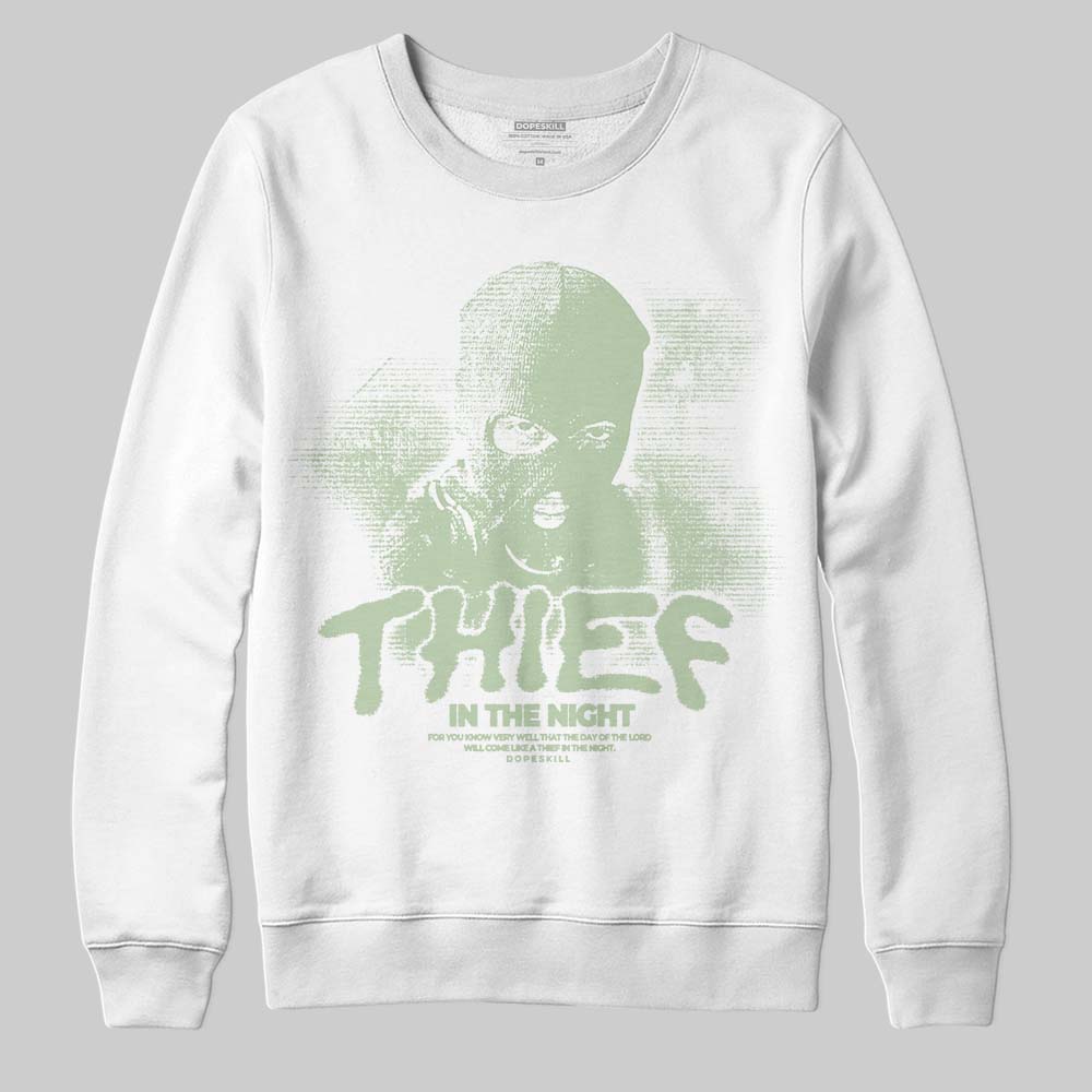 Seafoam 4s 2025 superstreetwear Sweatshirt Thief In The Night Graphic