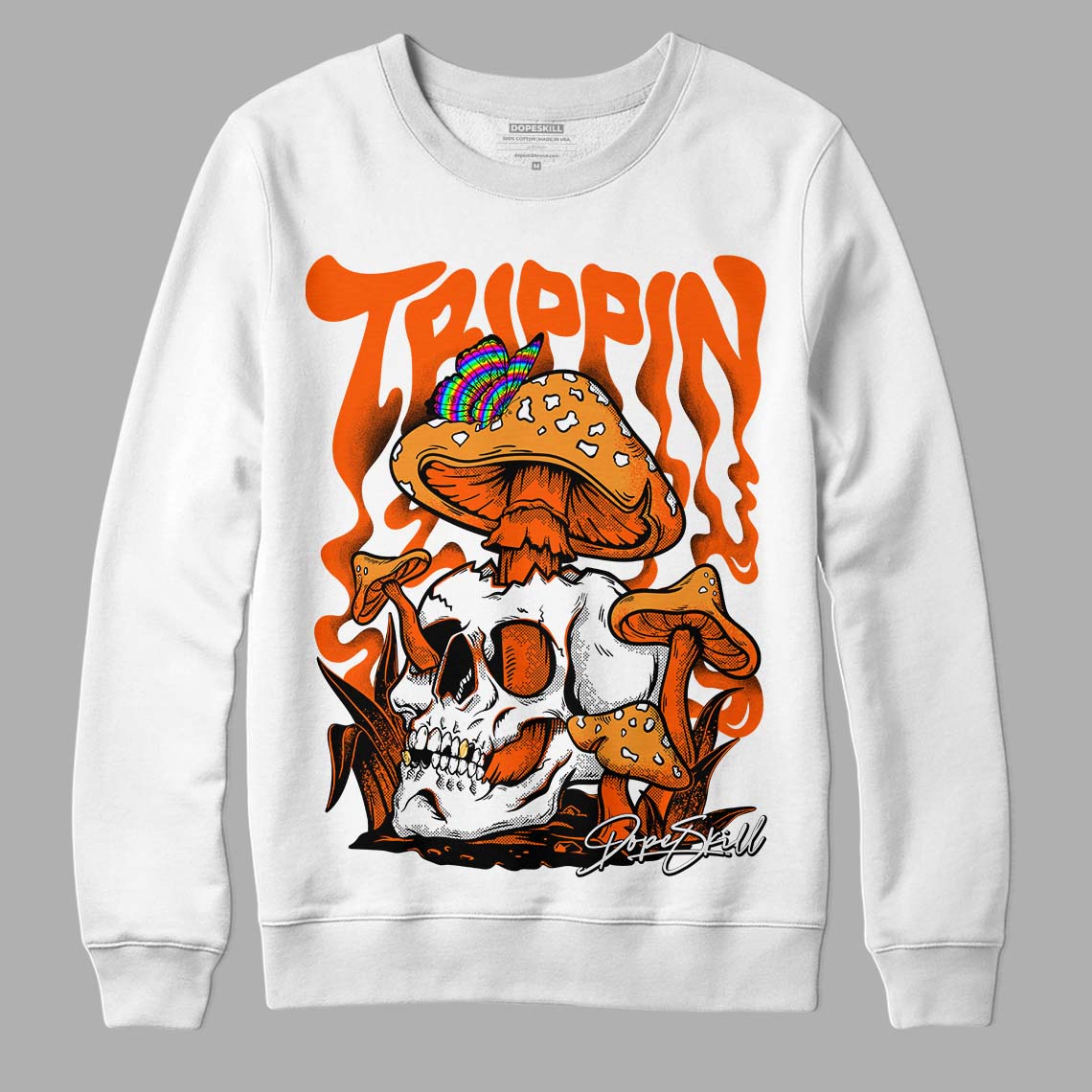 Brilliant Orange 12s superstreetwear Sweatshirt Trippin Graphic