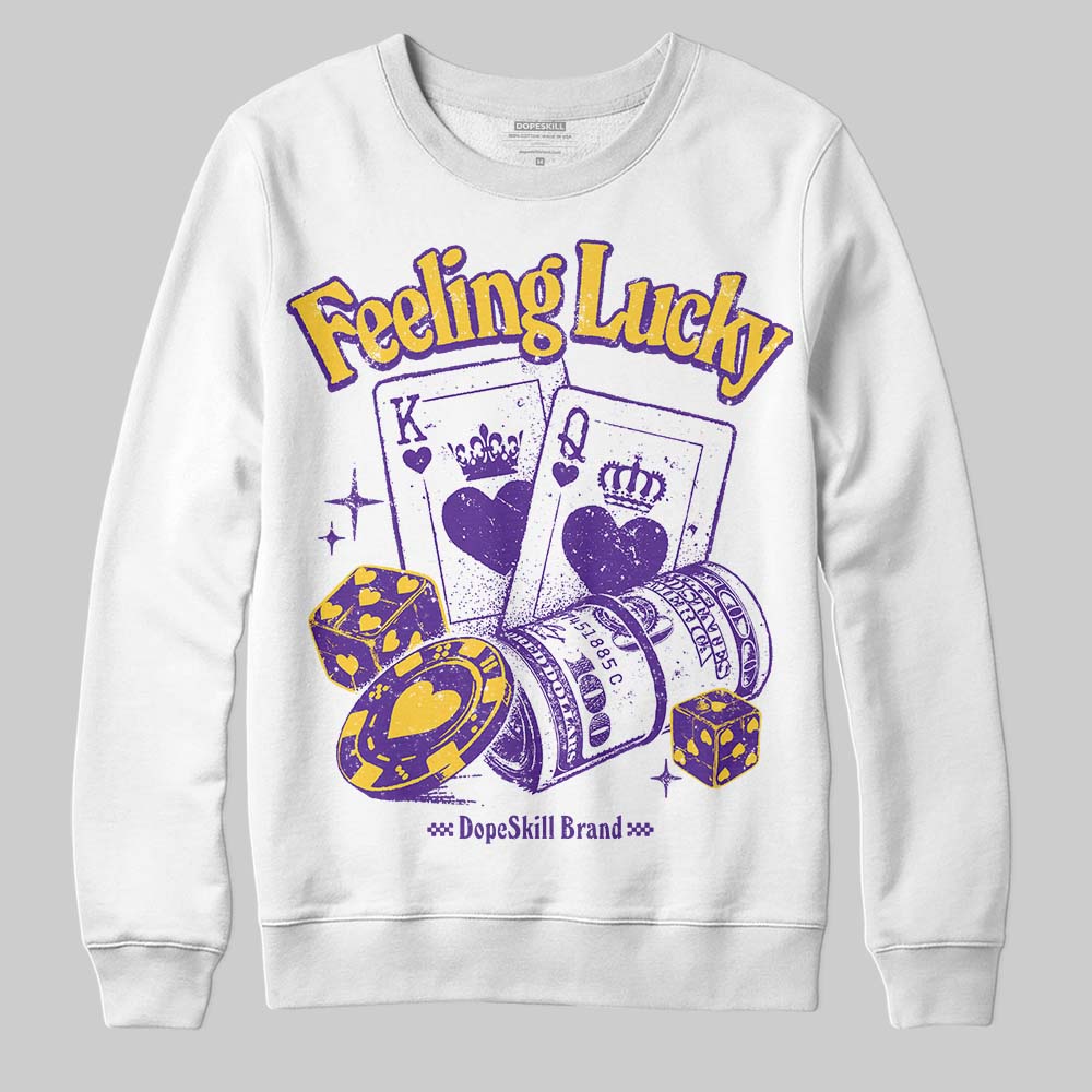 PURPLE Collection superstreetwear Sweatshirt Feeling Lucky Graphic