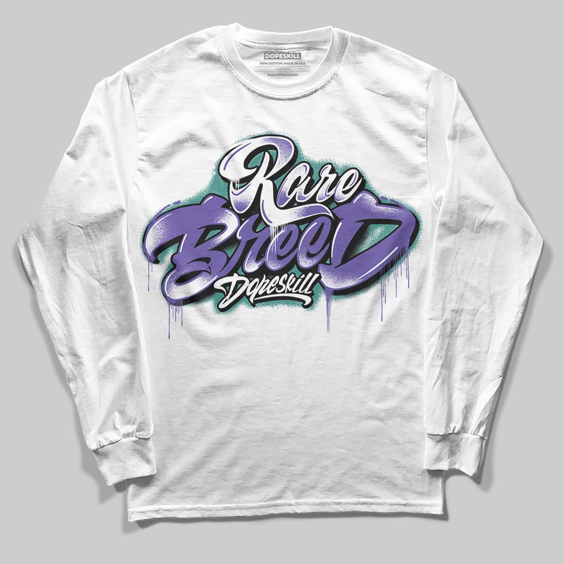 Grape 5s superstreetwear Long Sleeve T-Shirt Rare Breed Type Graphic