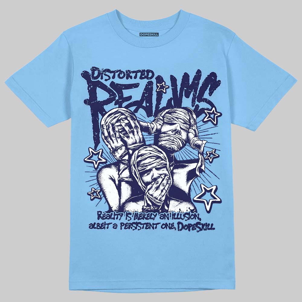 University Blue 6s superstreetwear T-Shirt Distorted Realms Graphic