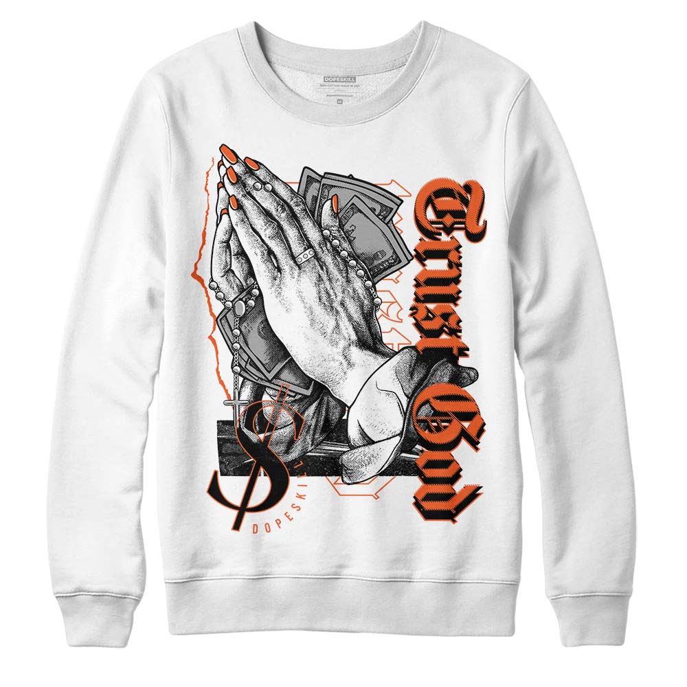 Georgia Peach 3s superstreetwear Sweatshirt Trust God Graphic