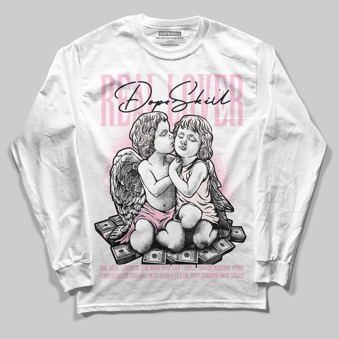 Dunk Low Pink Foam superstreetwear Long Sleeve T-Shirt Real Lover Graphic