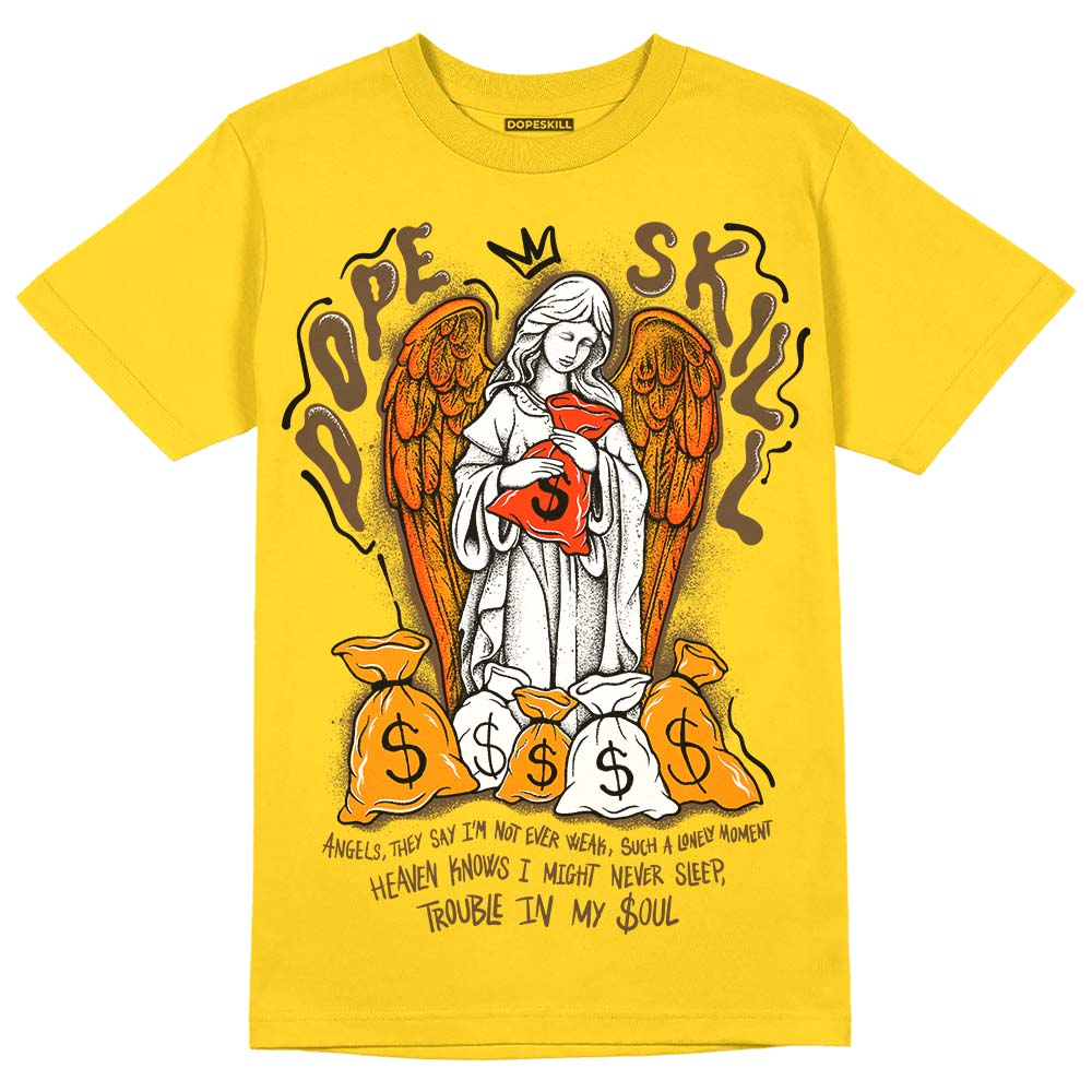 Yellow Ochre 6s superstreetwear Yellow T-shirt Angels Graphic
