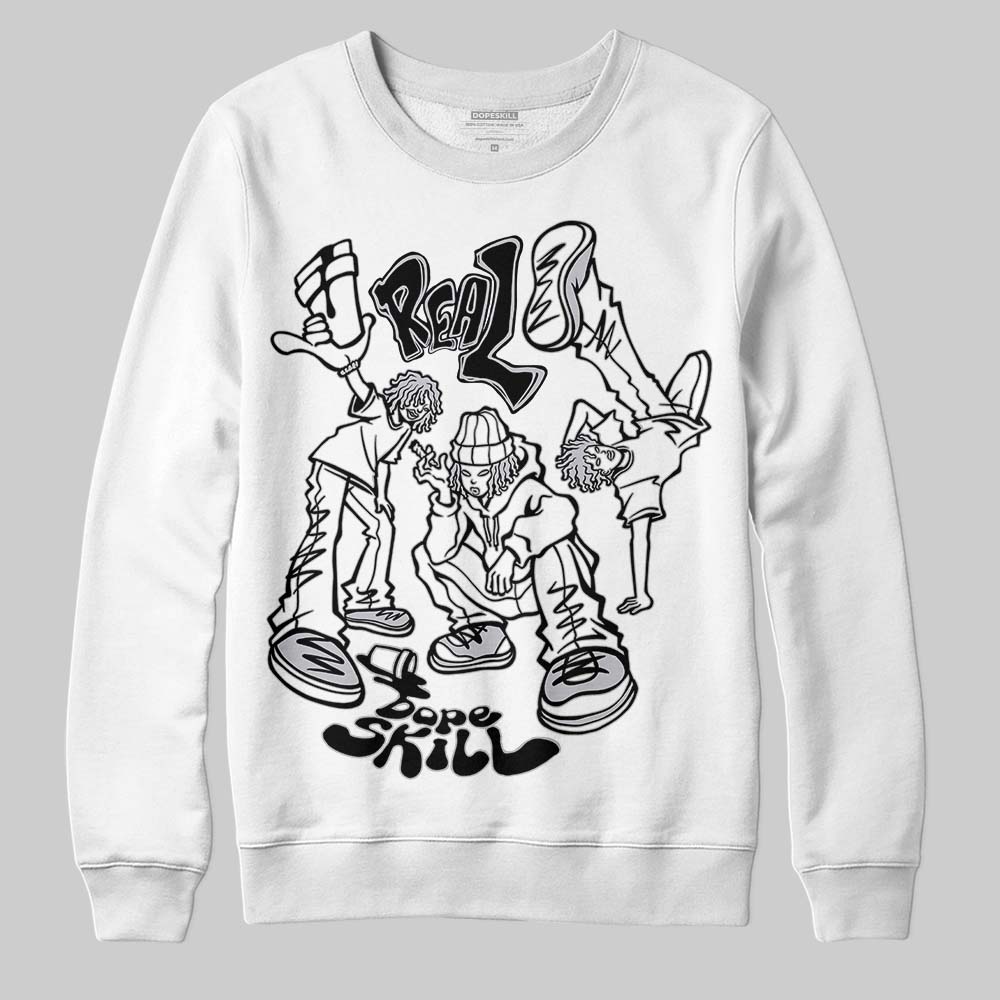 Black Metallic Reimagined 5s superstreetwear Sweatshirt Real Y2K Players Graphic