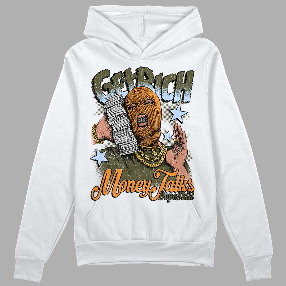 Olive 5s superstreetwear Hoodie Sweatshirt Get Rich Graphic