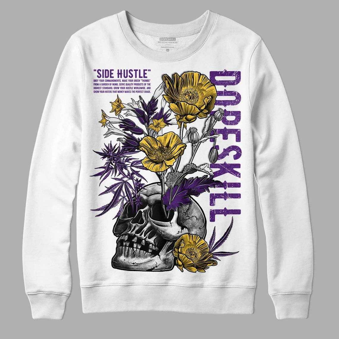 Field Purple 12s superstreetwear Sweatshirt Side Hustle Graphic