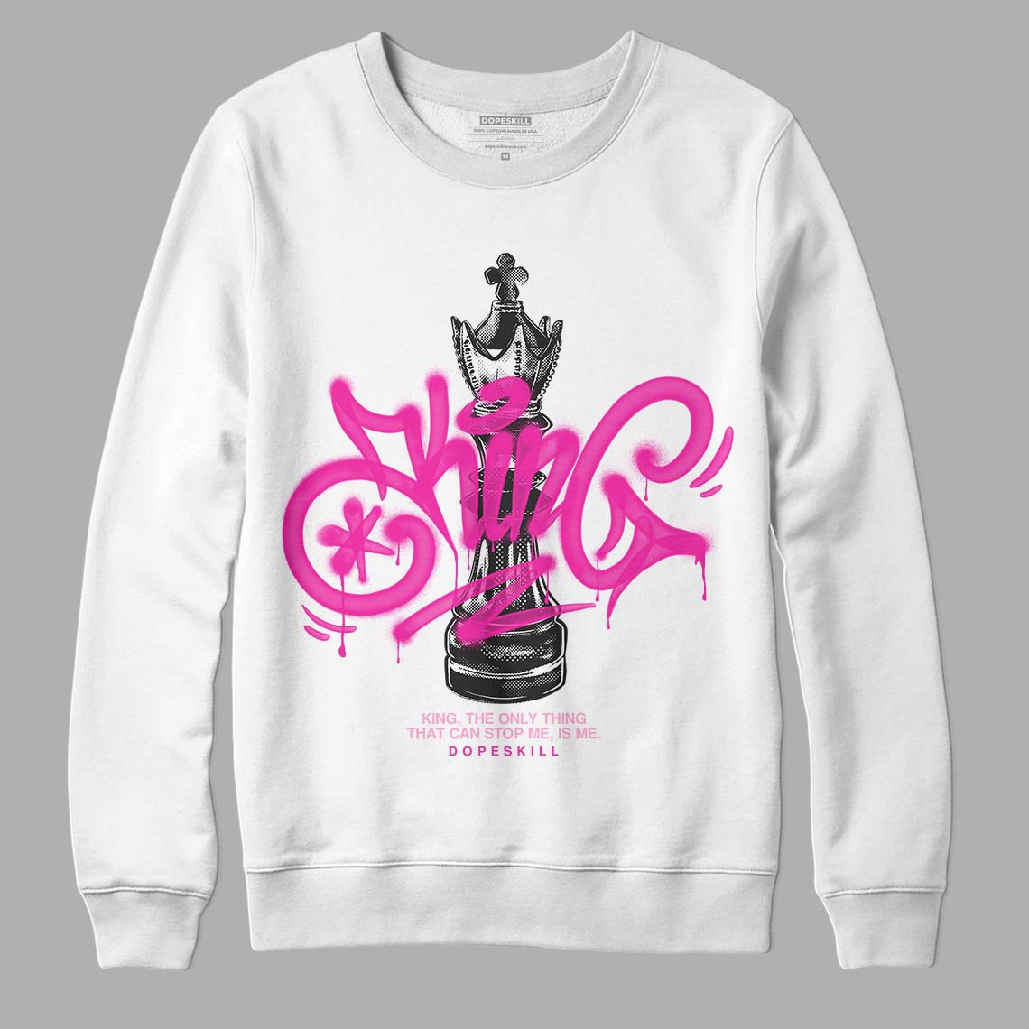 Triple Pink Dunk Low superstreetwear Sweatshirt King Chess Graphic