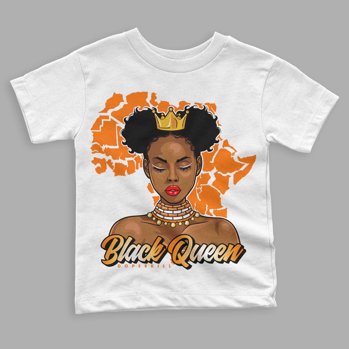 Dunk Low Magma Orange superstreetwear Toddler Kids T-shirt Black Queen Graphic