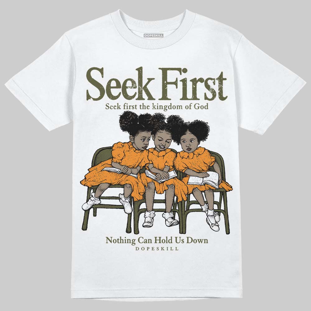 Olive 5s superstreetwear T-Shirt New Seek First Graphic