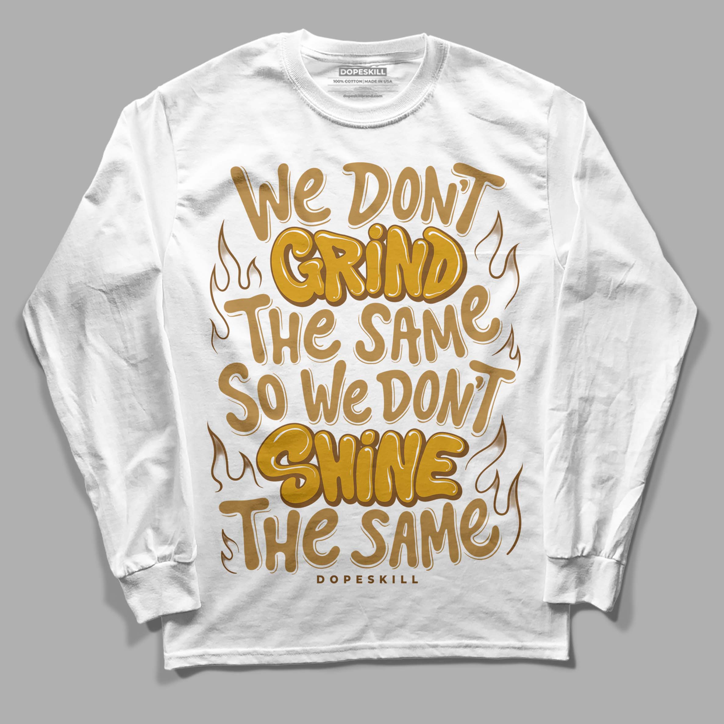 Wheat 13s superstreetwear Long Sleeve T-Shirt Grind Shine Graphic