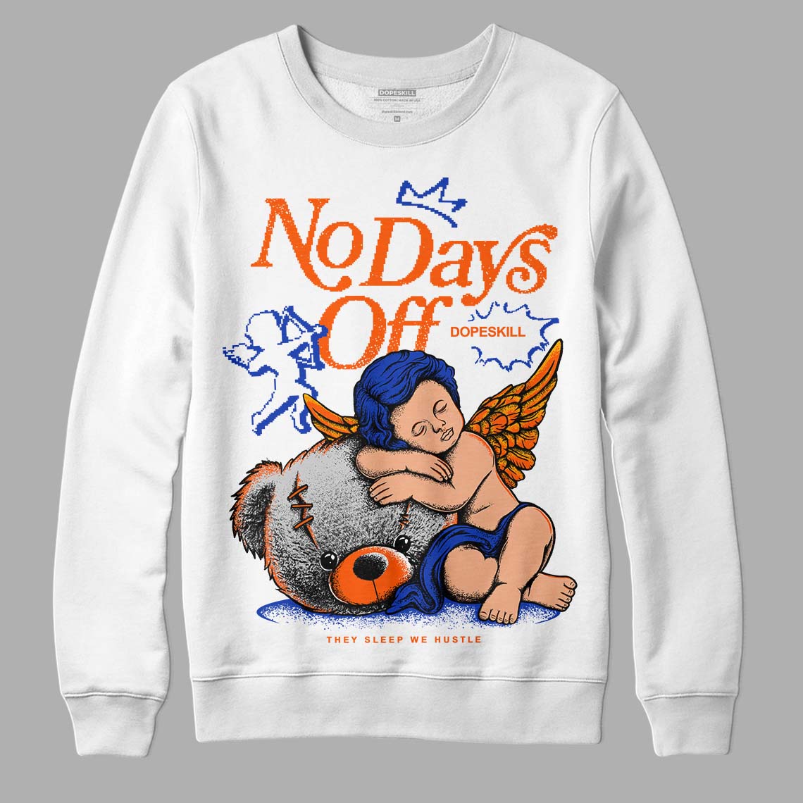 Dunk Low Futura Orange Blaze superstreetwear Sweatshirt New No Days Off Graphic