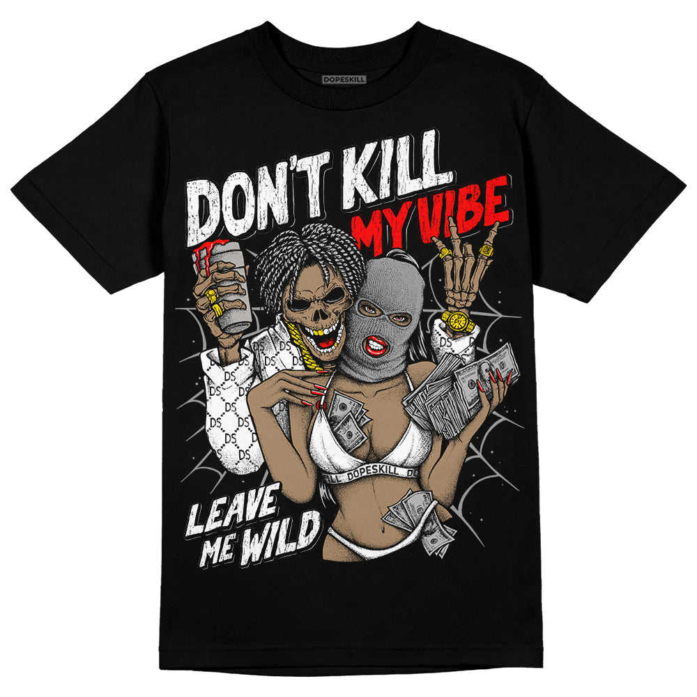 Black and White Collection superstreetwear T-Shirt Don't Kill My Vibe Graphic
