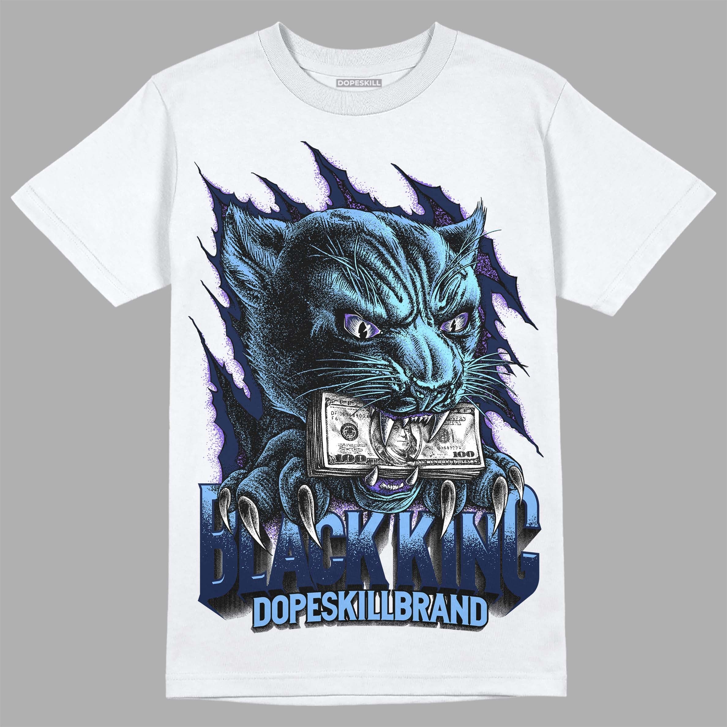 Midnight Navy 5s superstreetwear T-Shirt Black King Graphic
