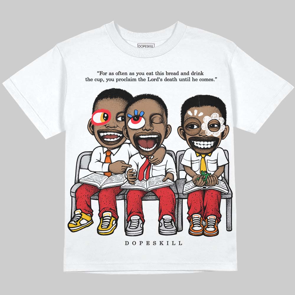 Red Cement 4s superstreetwear Oversize Print T-Shirt First Sunday Graphic