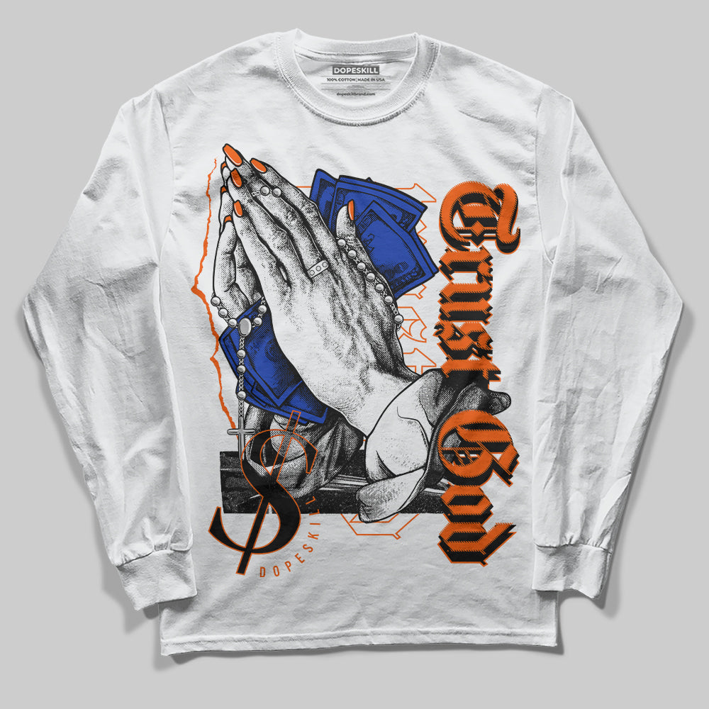 Dunk Low Futura Orange Blaze superstreetwear Long Sleeve T-Shirt Trust God Graphic