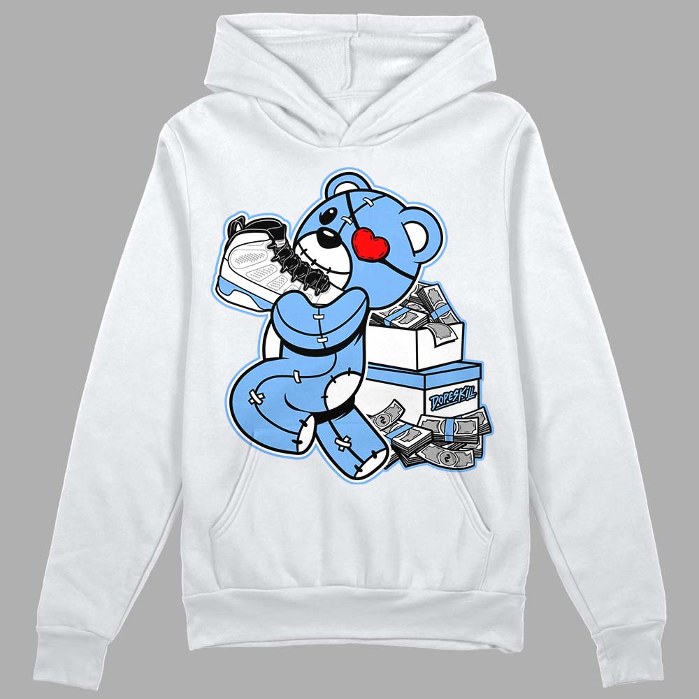 Powder Blue 9s superstreetwear Hoodie Sweatshirt Bear Steals Sneaker Graphic