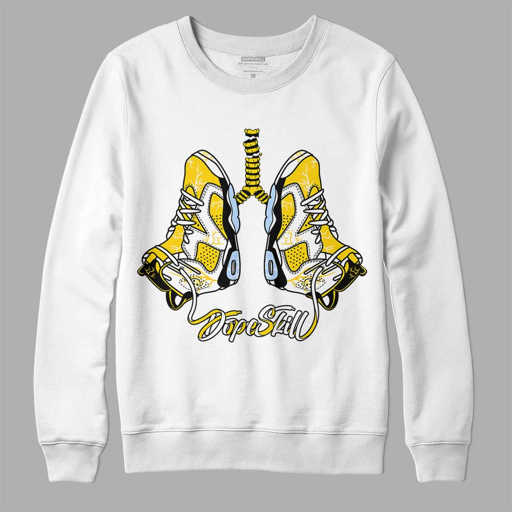 Yellow Ochre 6s superstreetwear Sweatshirt Breathe Graphic