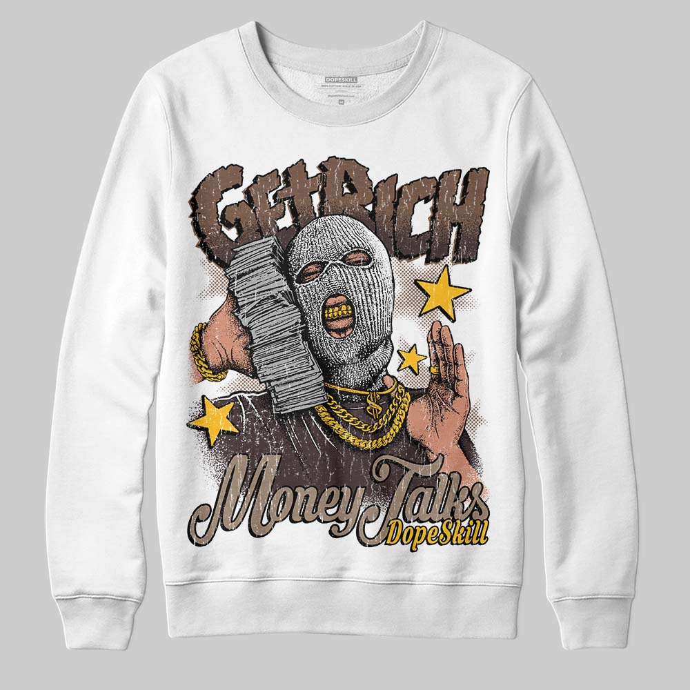Baroque Brown 12s superstreetwear Sweatshirt Get Rich Graphic